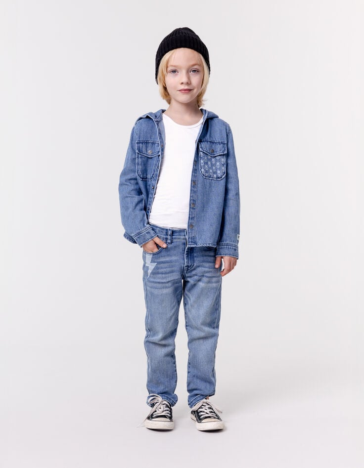 Ikks Jean STRAIGHT Bleu Waterless Garçon