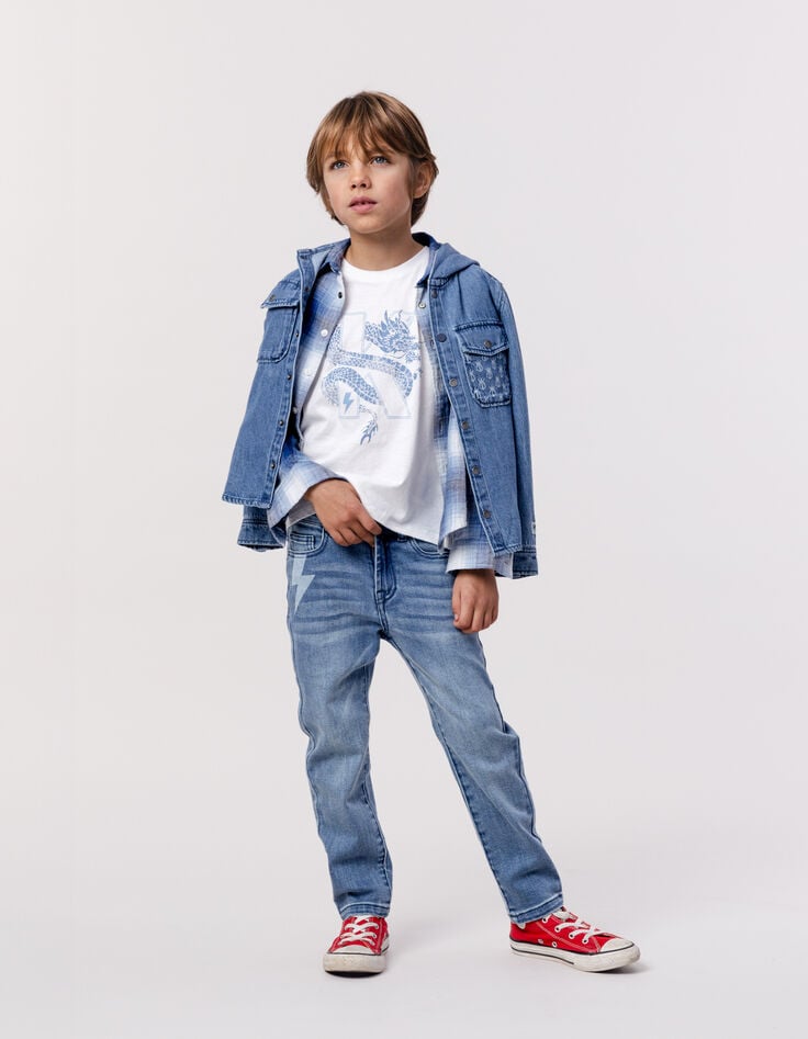 ikks Jean STRAIGHT bleu Waterless garçon