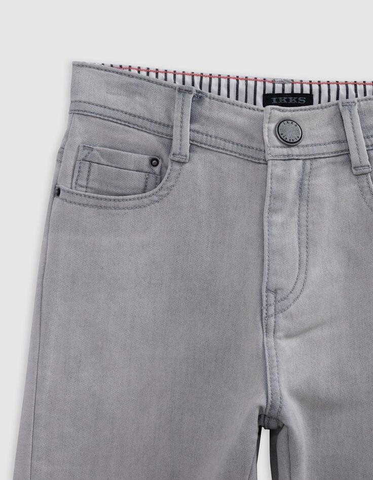 Ikks Jean STRAIGHT Gris Garçon