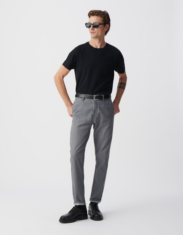 Ikks Jean TAPERED Gris Homme