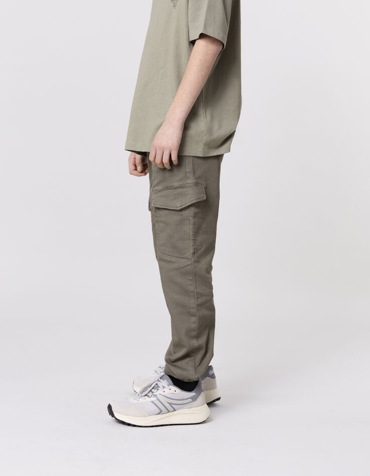 Ikks Jean Upcyclé JOGGER Kaki Esprit Battle Garçon