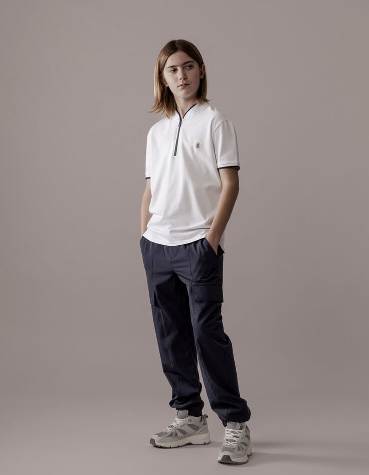 Ikks Jogger BATTLE Marine Nylon Garçon