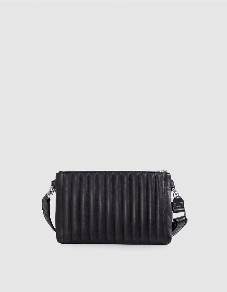 Ikks Le 111 ROMY Noir Cuir Taille L Femme