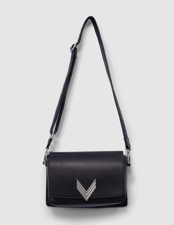 Ikks Le 111 ROMY Noir Cuir Taille L Femme