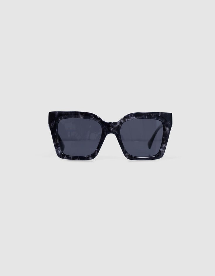 Ikks Lunettes Solaires Billy Noires Verres Gris