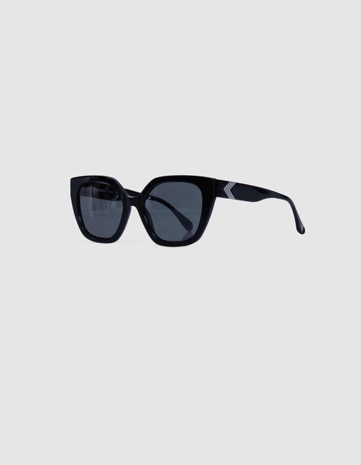 Ikks Lunettes Solaires Carla Noires Verres Gris
