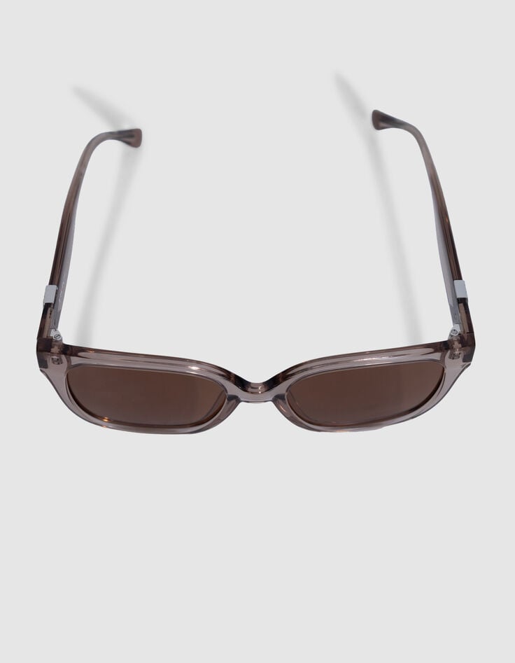 Ikks Lunettes Solaires Charly Beiges Verres Brun