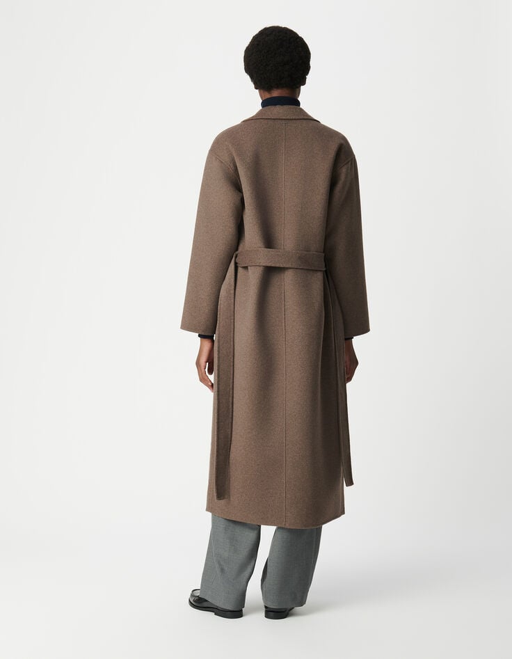 Ikks Manteau Sésame Long Et Ceinturé Femme