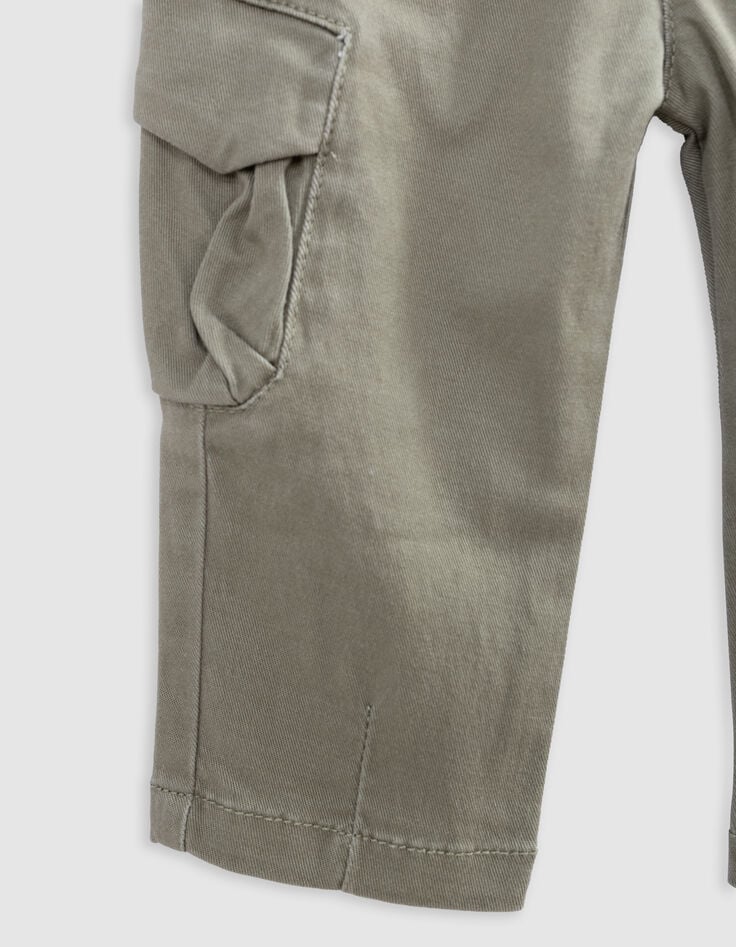 Ikks Pantalon BATTLE Kaki Bébé Garçon