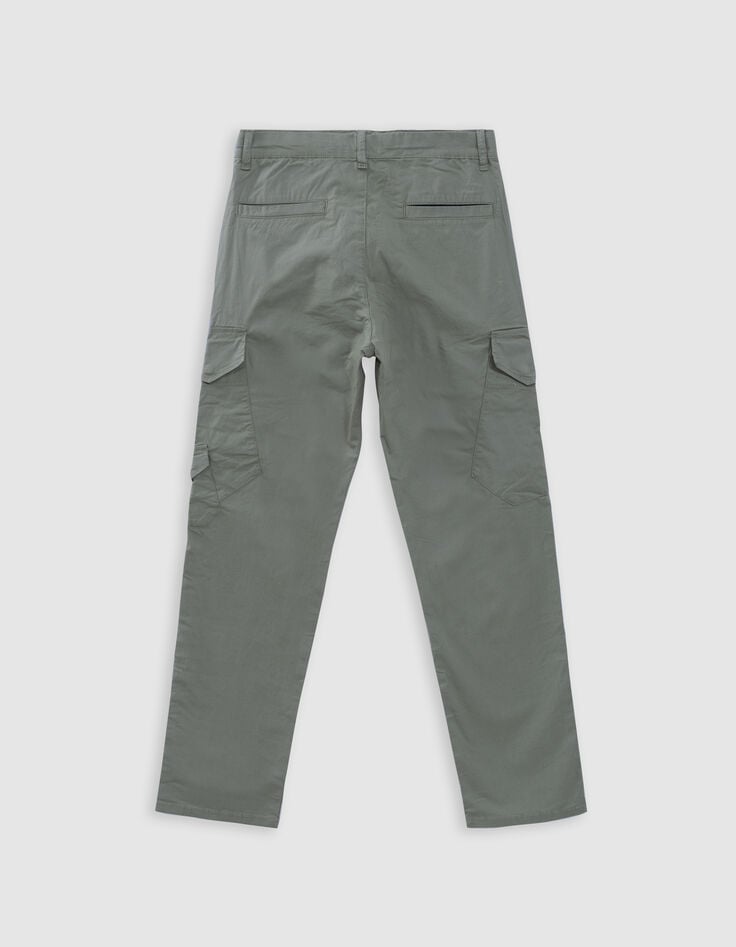 Ikks Pantalon BATTLE Kaki Poche Zippée Garçon