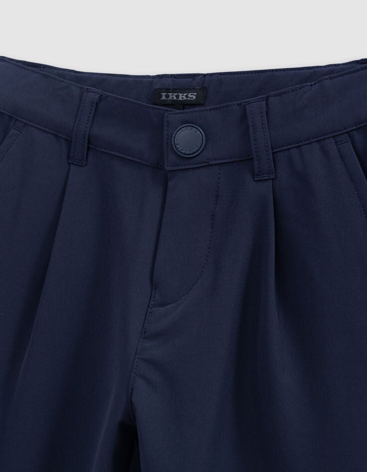 Ikks Pantalon CHINO Marine Nylon Garçon