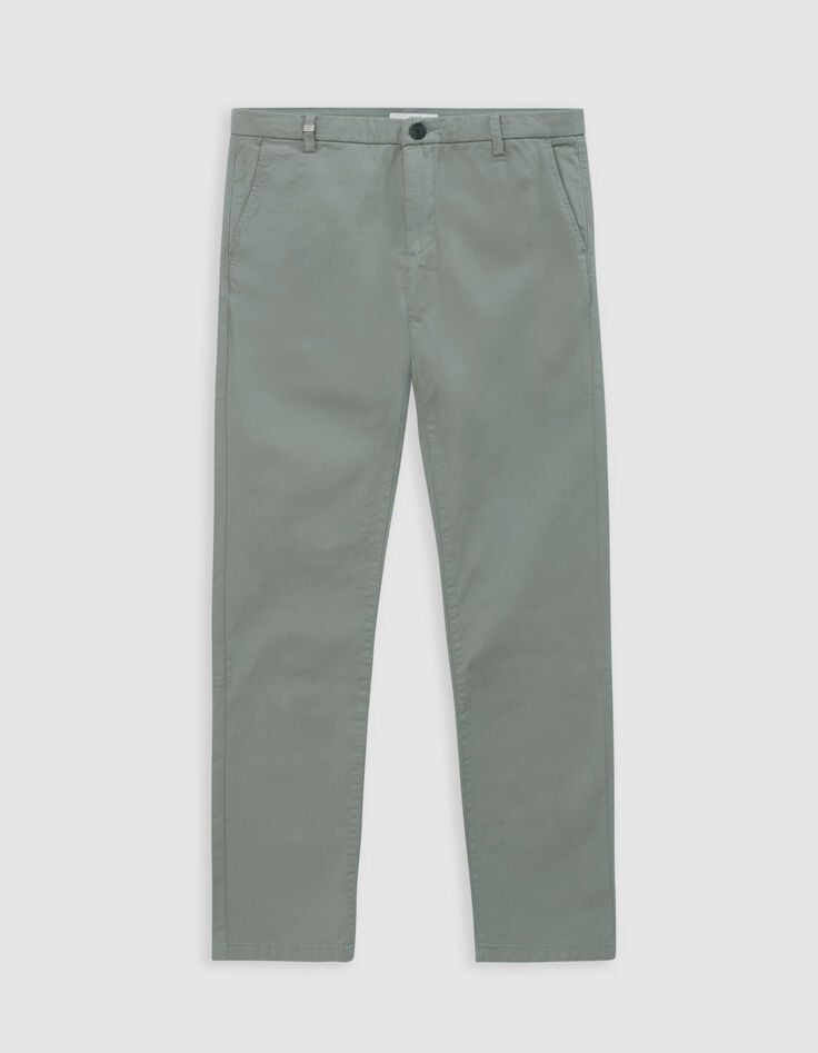 Ikks Pantalon CHINO SLIM Bleu Gris Homme