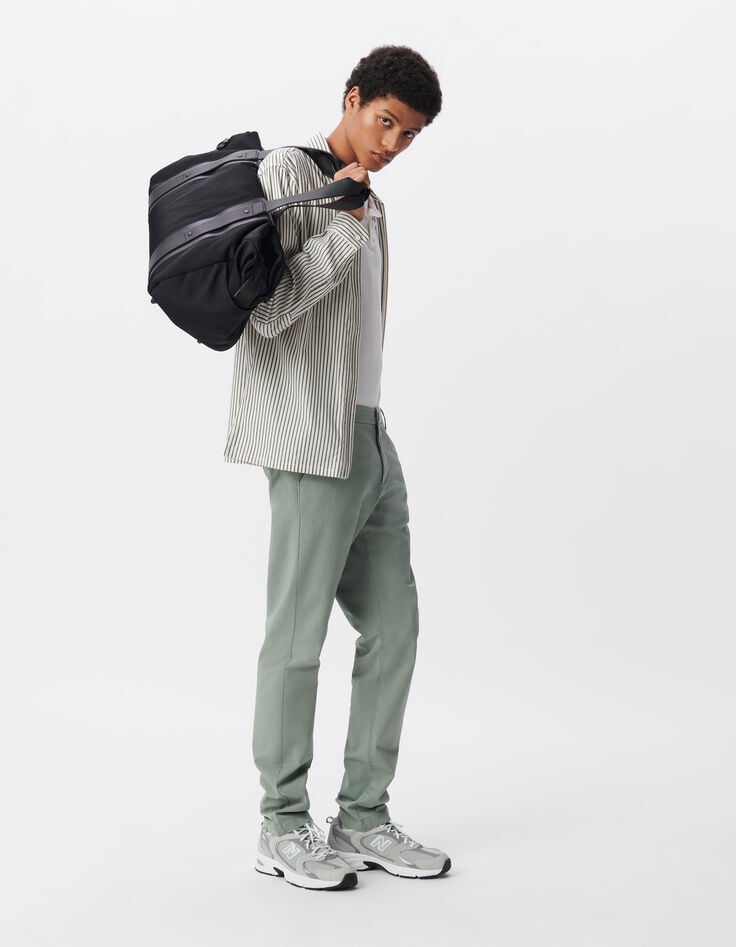 ikks Pantalon CHINO SLIM bleu gris Homme