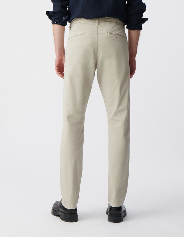 Ikks Pantalon Chino SLIM Mastic Homme