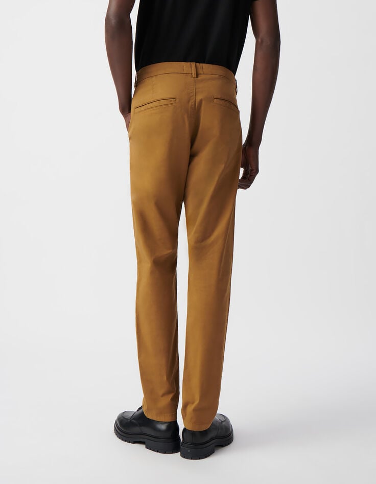 Ikks Pantalon CHINO SLIM Safran Homme