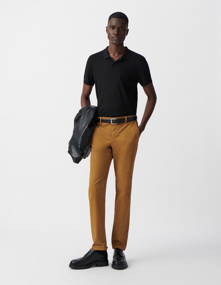 ikks Pantalon CHINO SLIM safran Homme