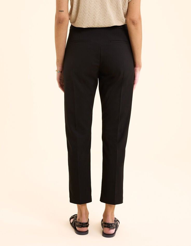 Ikks Pantalon City Noir Passants Fantaisie I.Code