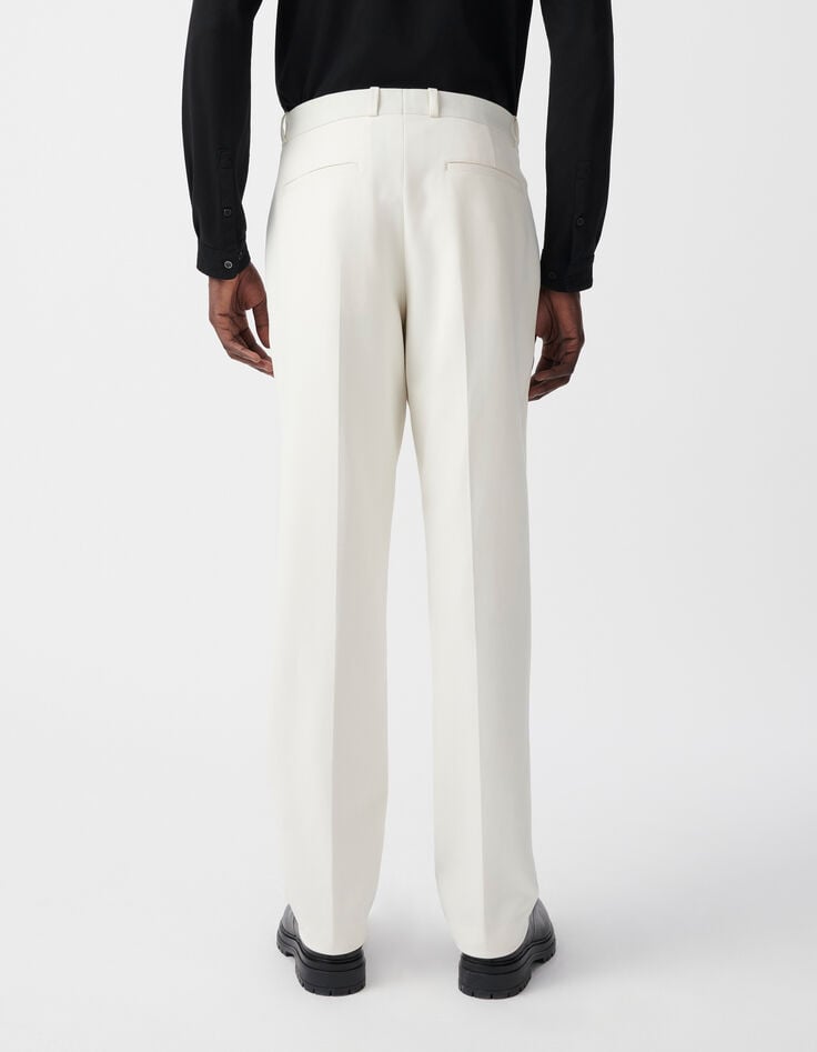 Ikks Pantalon De Costume Blanc Homme