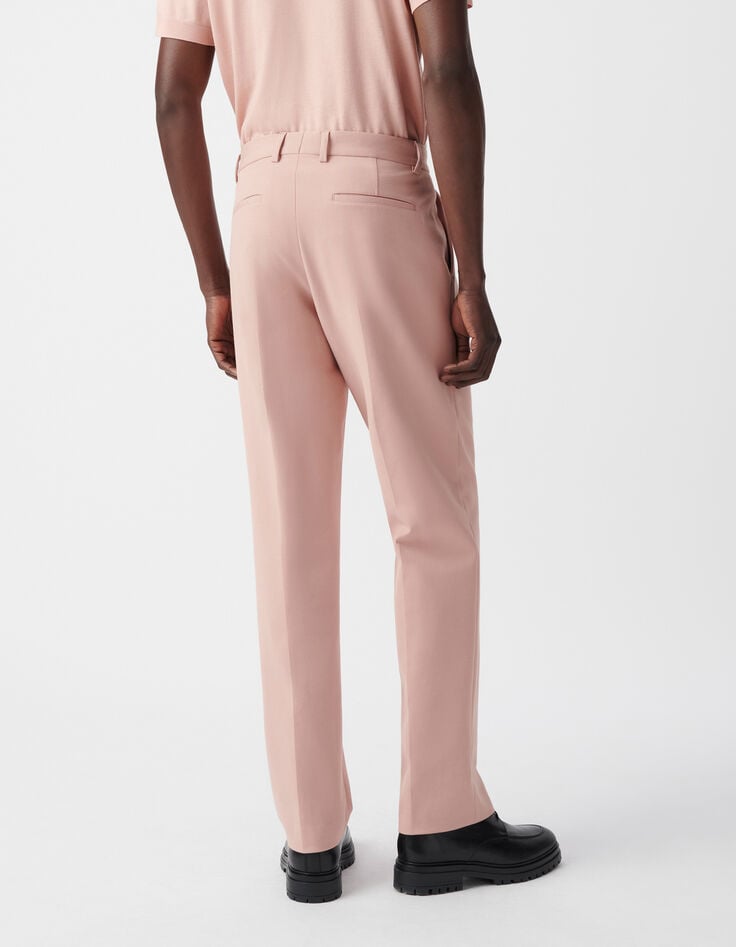 Ikks Pantalon De Costume Bois De Rose Homme