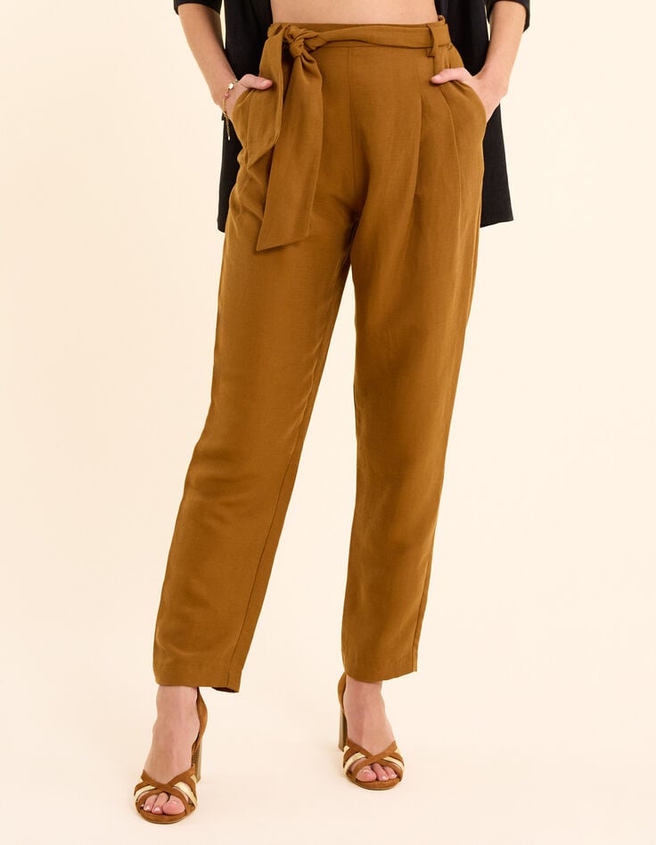 Ikks Pantalon De Costume Camel I.Code