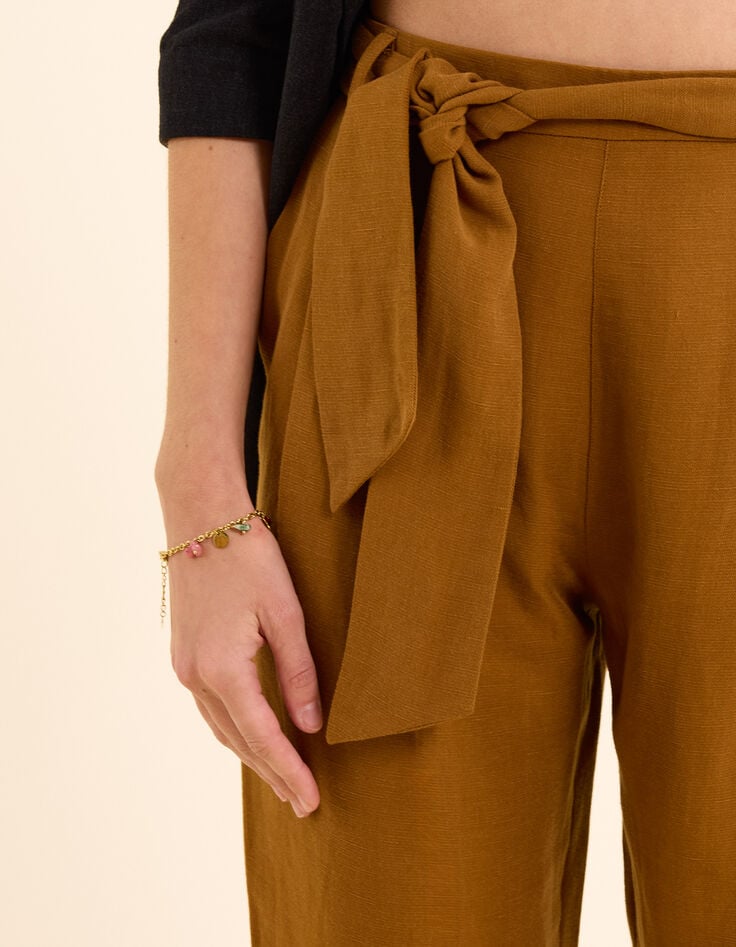 Ikks Pantalon De Costume Camel I.Code