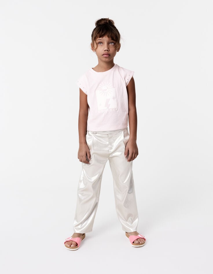 Ikks Pantalon De Costume Cérémonie Dorée Fille