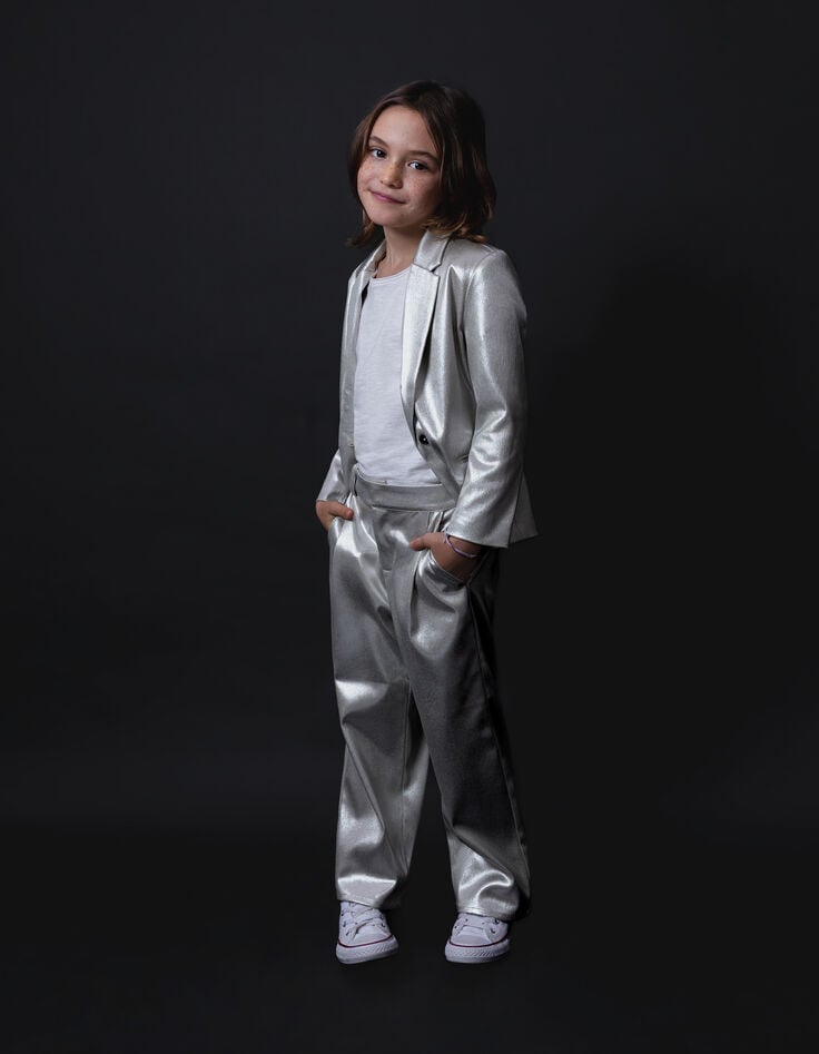 Ikks Pantalon De Costume Cérémonie Dorée Fille