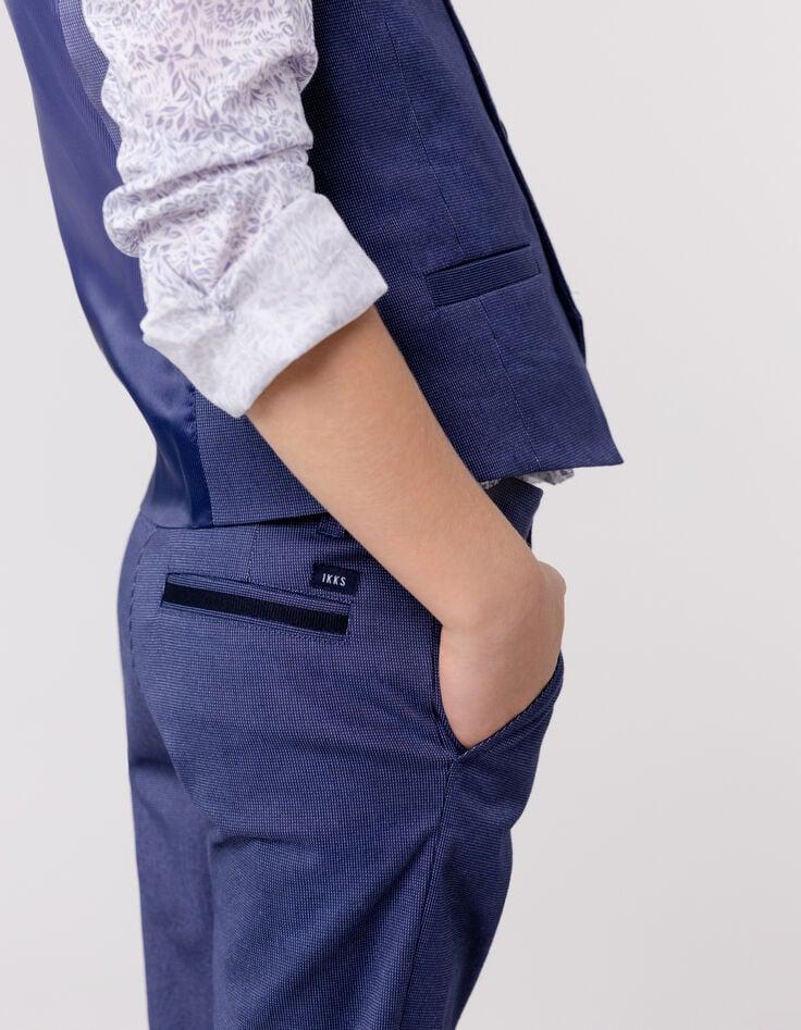 Ikks Pantalon De Costume Cérémonie Marine Garçon