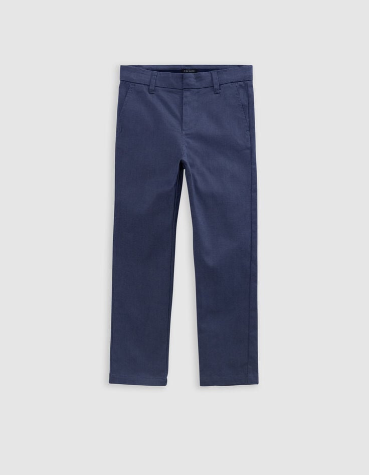Ikks Pantalon De Costume Cérémonie Marine Garçon