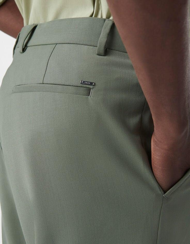 Ikks Pantalon De Costume Kaki TRAVEL SUIT Homme