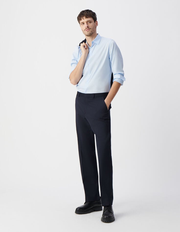 ikks Pantalon de costume marine à revers Homme