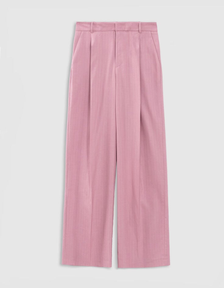 ikks Pantalon de costume rose Femme