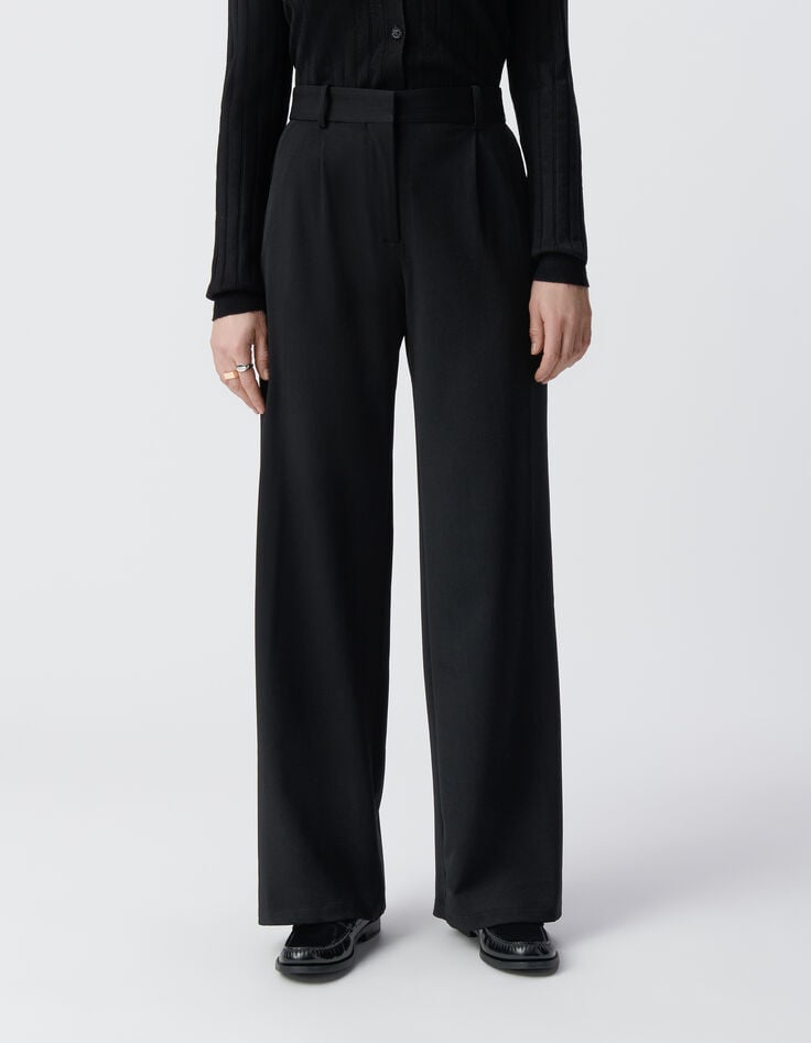 ikks Pantalon large noir Femme
