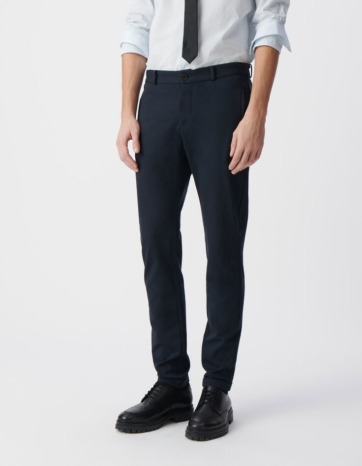 Ikks Pantalon Marine Esprit Jog Homme