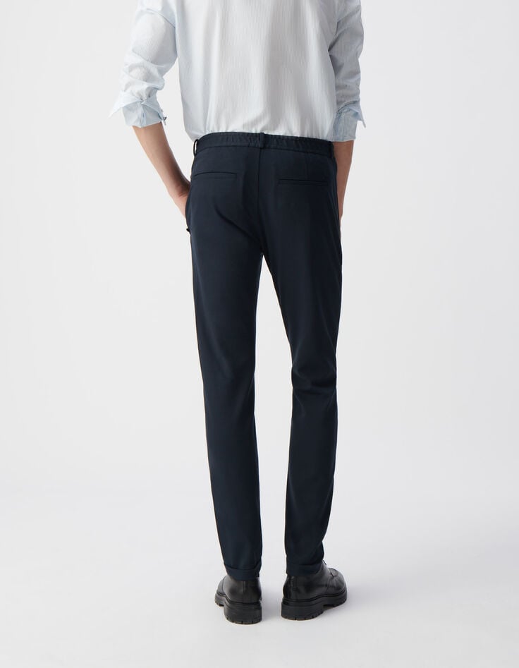 Ikks Pantalon Marine Esprit Jog Homme