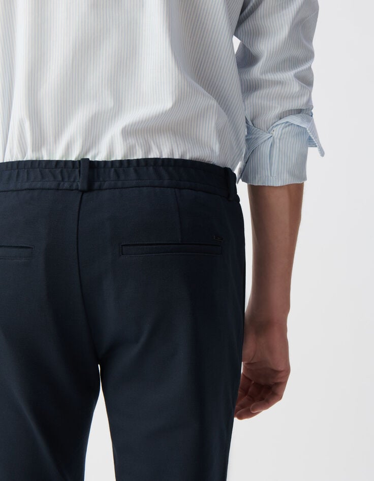 Ikks Pantalon Marine Esprit Jog Homme