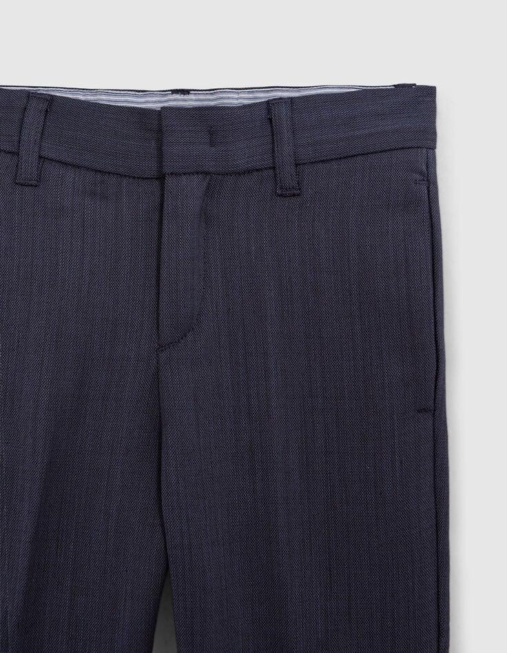 Ikks Pantalon Marine Maille Garçon
