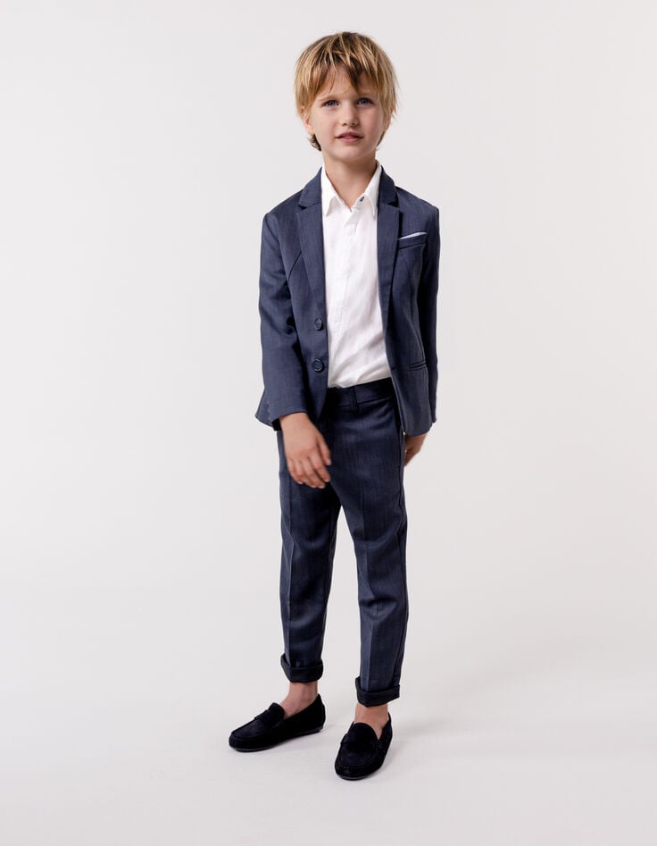 ikks Pantalon marine maille garçon