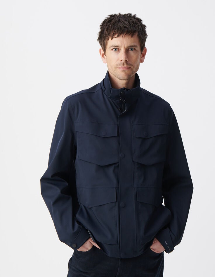 ikks Parka marine nylon WATERPROOF Homme