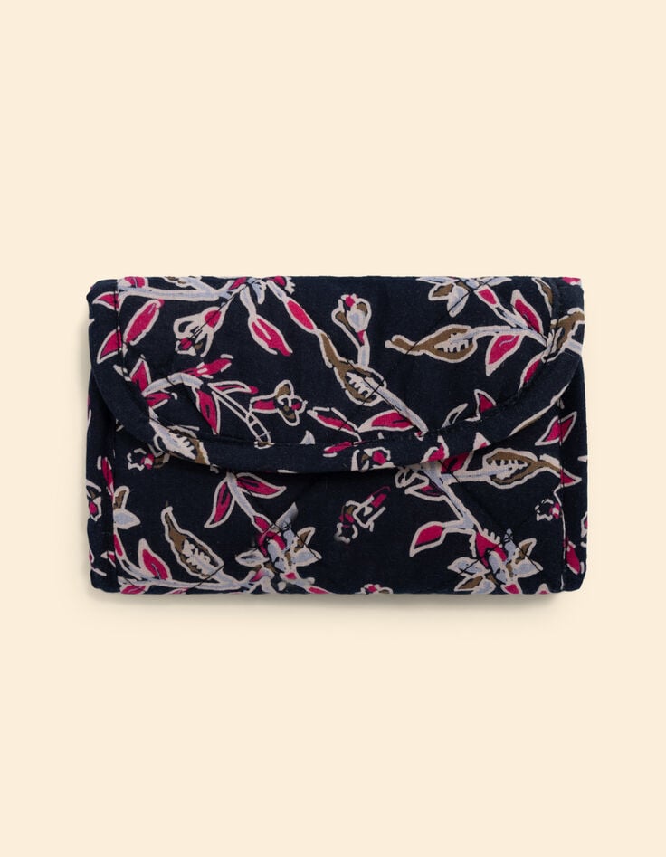 Ikks Pochette Noire Imprimé Indien Bohème I.Code