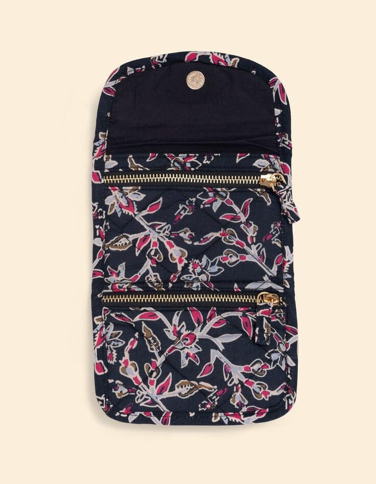 Ikks Pochette Noire Imprimé Indien Bohème I.Code