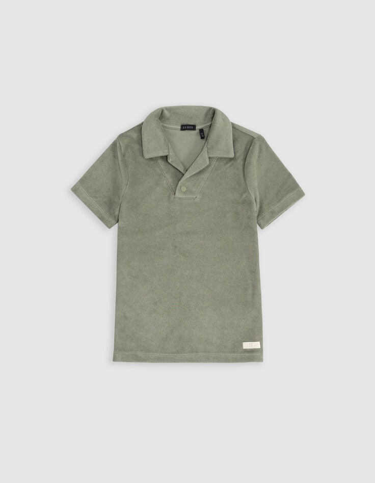 Ikks Polo Kaki éponge Garçon