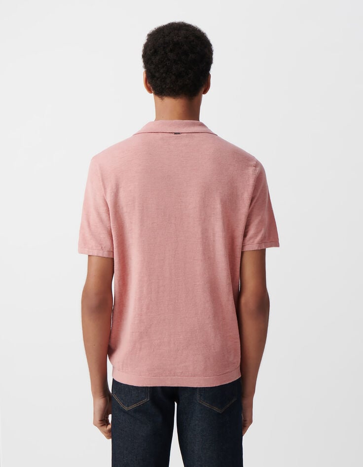 Ikks Polo Sakura En Tricot Flammé Homme
