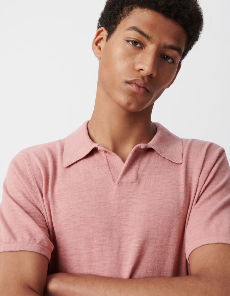 Ikks Polo Sakura En Tricot Flammé Homme