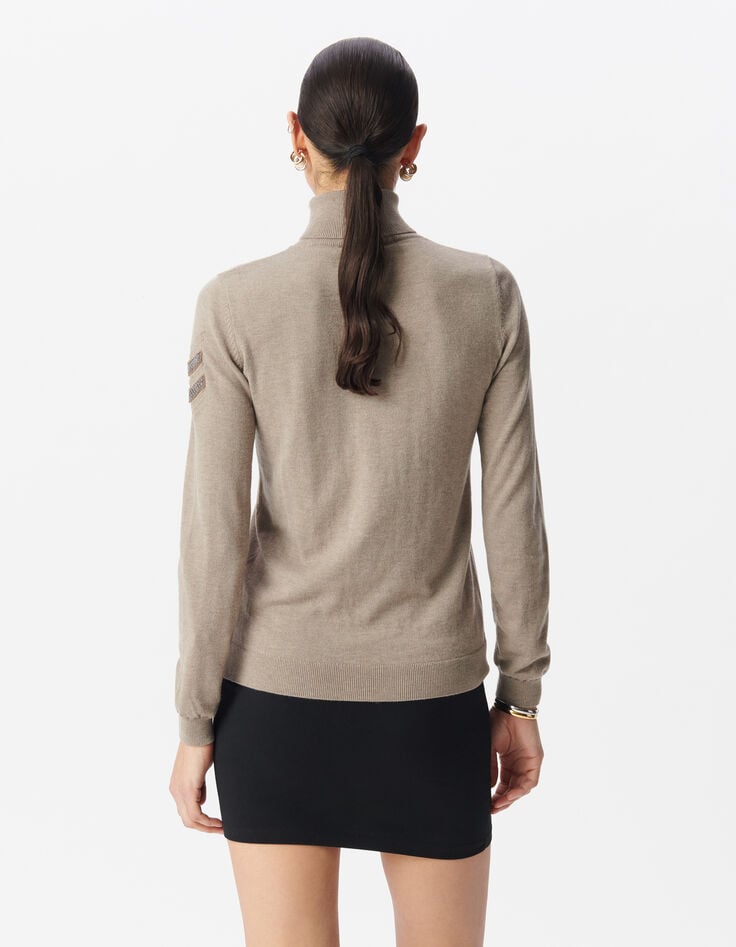 Ikks Pull Sésame Tricot Chevrons Brodés Femme