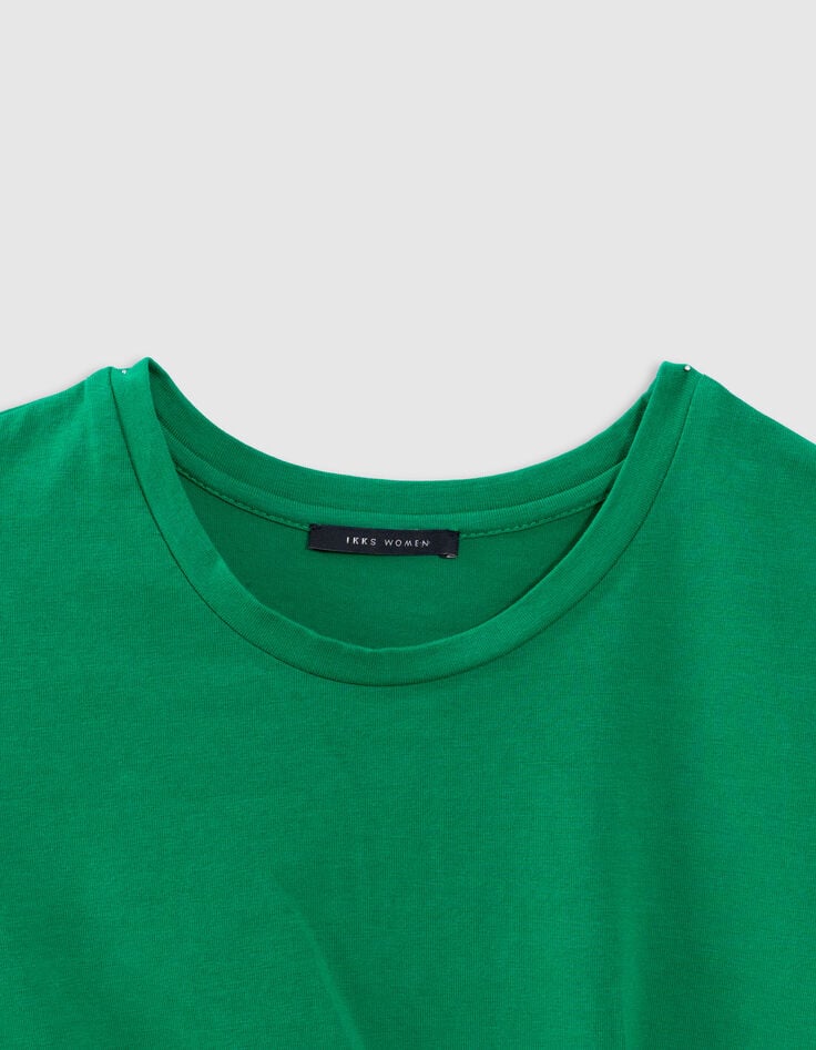 Ikks Robe Courte Verte à Ceinturer