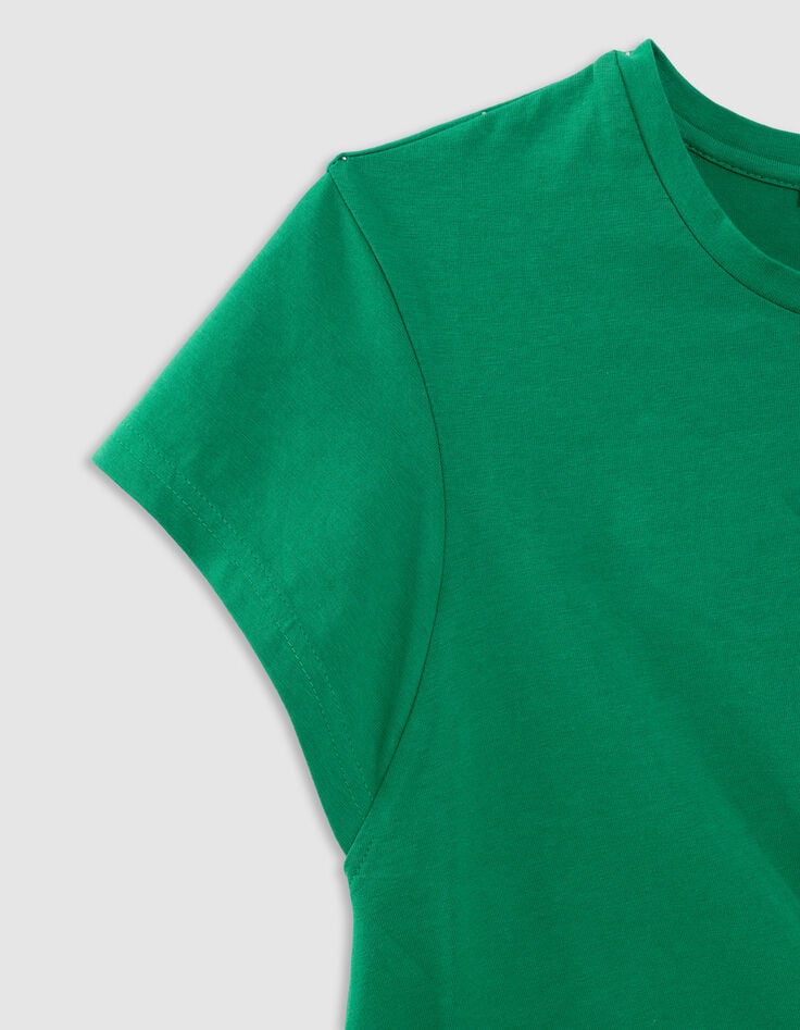 Ikks Robe Courte Verte à Ceinturer