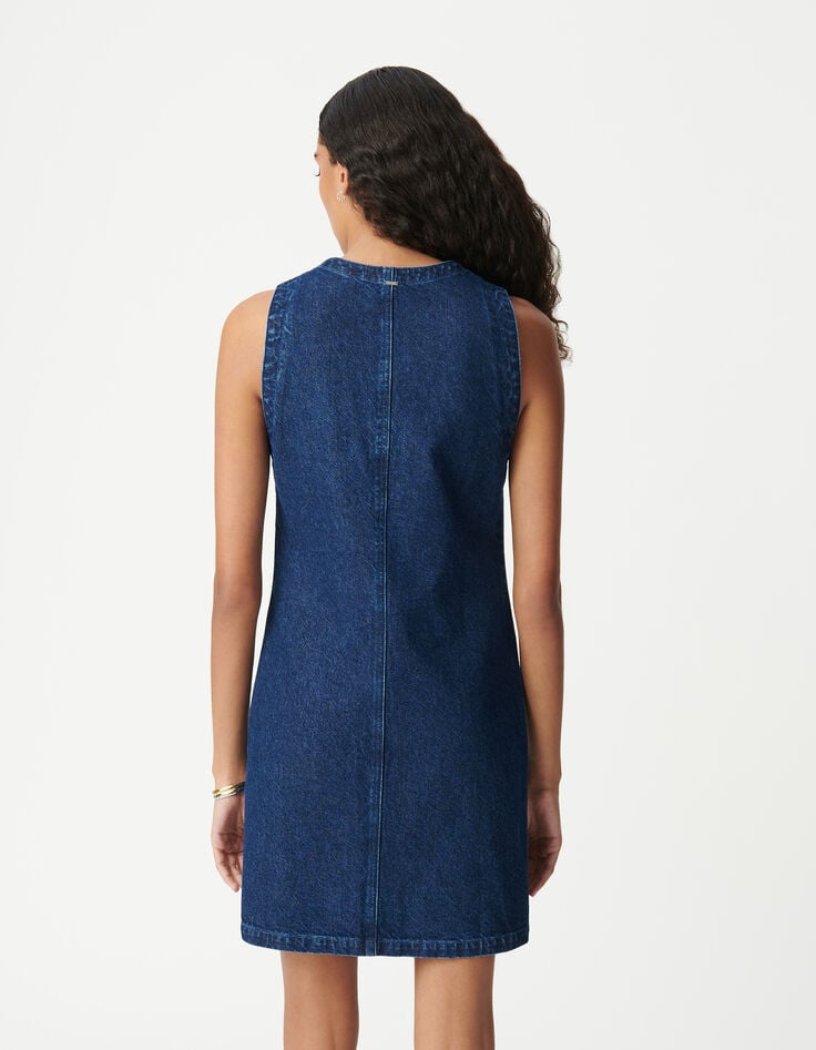 Ikks Robe Housse En Jean Bleu Waterless Poches