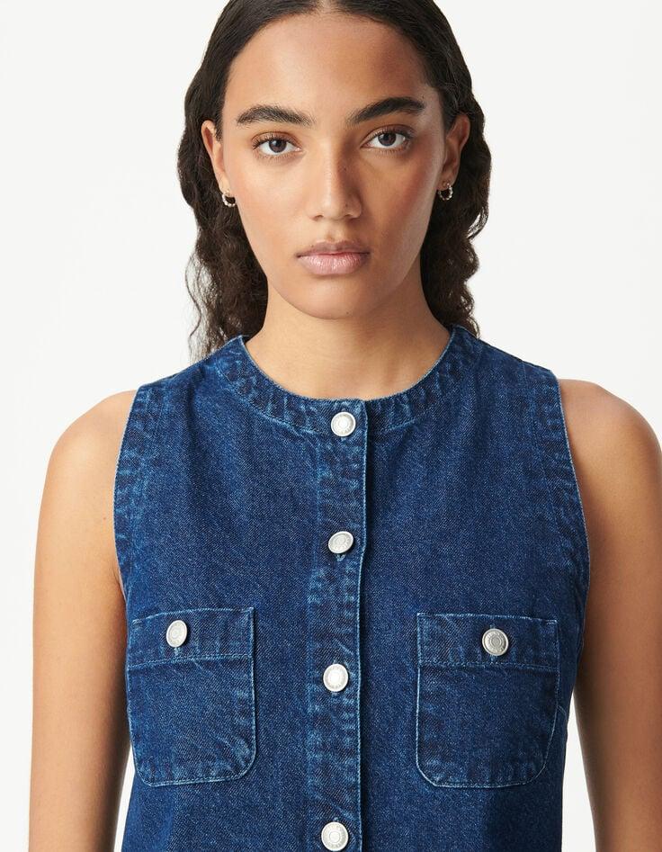 Ikks Robe Housse En Jean Bleu Waterless Poches