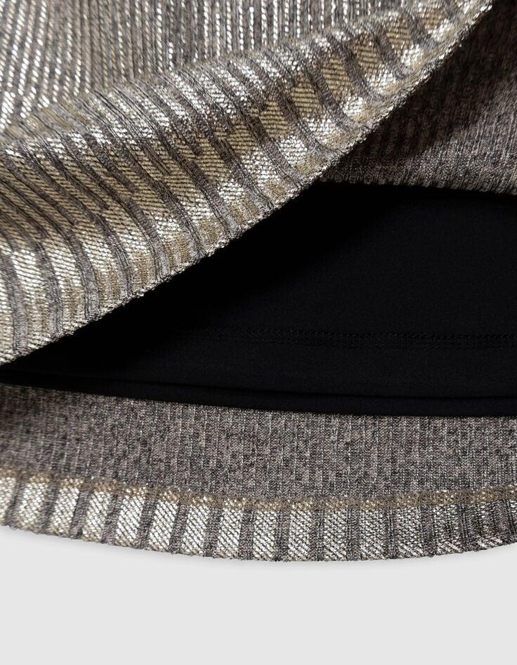 Ikks Robe Longue Dorée à Fines Bretelles Fille